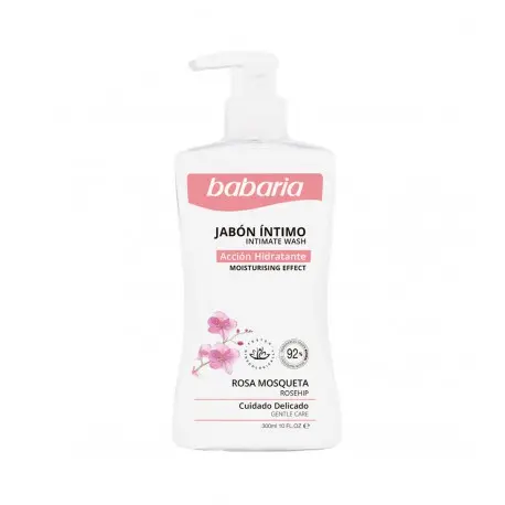 BABARIA JABÓN ÍNTIMO ROSA MOSQUETA 300ML - 1