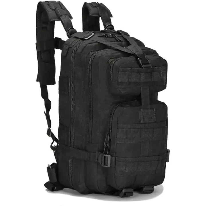 Mochila Militar Hombre 25L Mochila de Asalto Molle Mochila Táctica Mochila de Combate Campamento de Senderismo al Aire Libre Multibolsillos Mochilas Caza de Pesca Caza Senderismo 20L - 1