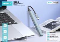 Nuevo Adaptador Multifunción 5 en 1 USB Tipo C Carga Rápida 65W Modelo UA-04 - details 0