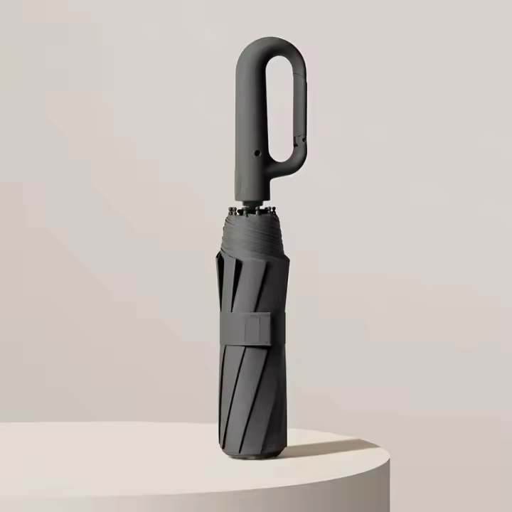 Paraguas Automático De 105CM Resistente Al Viento Y Agua Para Hombres Con Mango De Gran Tapa Y Costuras Fortalecidas Tamaño Grande - 1
