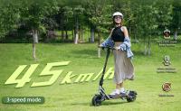 Scooter Eléctrico Plegable Kukirin A1, Motor de 800W, Batería de 48V 13Ah, Neumático de Vacío de 10 pulgadas, Velocidad Máxima de 45 km/h, Autonomía de 45 km, Freno de Disco Delantero y Trasero, Amortiguación Delantera y Trasera - details 4