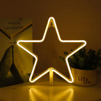 Lámpara De Neón Estrella Nube Luna Luz Nocturna LED USB Para Decoración De Hogar Boda Bar Negocios Fiesta Navidad Regalos - details 2