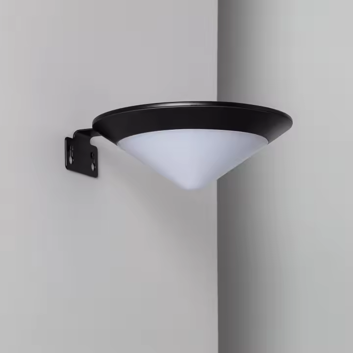 Ledkia Aplique de Pared Exterior Solar LED de Aluminio con Detector de Movimiento Radar Tucson 4000K Blanco Neutro - 1