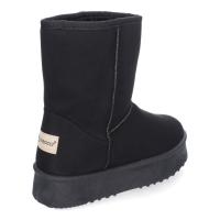 PuntoSalao Botas australianas altas con plataforma para mujer color negro VR3-596 - Unos Botínes para Mujer  Estilo Australianos  Lisos de Plataforma con Interior Forrado en Pelo  Detalles de Costura  Ideales para Invierno - details 2