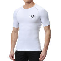 Camiseta De Compresión Gráfica Para Hombres Verano Manga Corta Guardia De Rastro Gimnasio Entrenamiento Camiseta Deportiva Secado Rápido Camiseta Básica - details 6