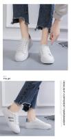 Zapatillas De Mujer Casual Para Otoño Zapatos De Caminar Planos Con Cordones Alta Calidad Moda Suela Baja Para Oficina Y Tiempo Libre - details 15