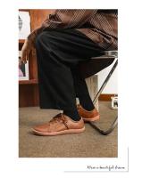 Zapatos De Piel Para Hombre Talla Grande Cuero Mocasines Casuales Minimalistas Sin Dedo Zero Drop Cómodos Para Caminar Y Oficina - details 5