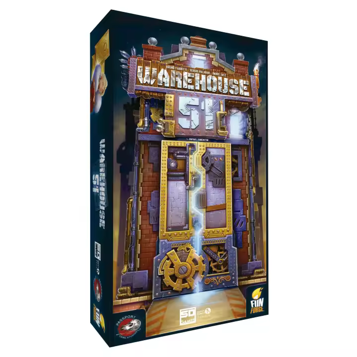 SD Games - Warehouse 51 - Juego de Cartas de Subastas y Apuestas - Papel - 10x20x4cm - 317 - 1
