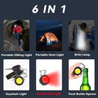 Linterna De Bolsillo LED COB Portátil Con Abrebotellas Luz De Trabajo Miniatura Recargable Tipo C Para Camping Al Aire Libre - details 9