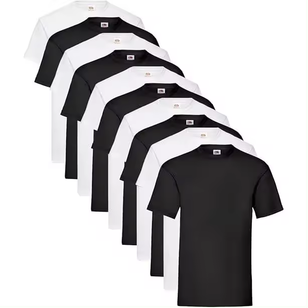 Fruit of The Loom  Pack 10 Camisetas Hombre surtidas o del mismo color - 1