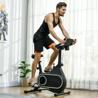 SPORTNOW Bicicleta Estática Bicicleta de Fitness con Resistencia Ajustable en 8 Niveles Pantalla LCD Volante Silencioso y Soporte para Botella Carga 150 kg para Entrenamiento en Hogar Gimnasio - details 1