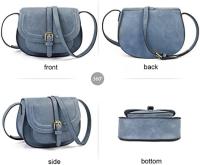 Bolso Bandolera Grande para Mujer con Correa Ajustable y Extraíble (Azul) - details 1