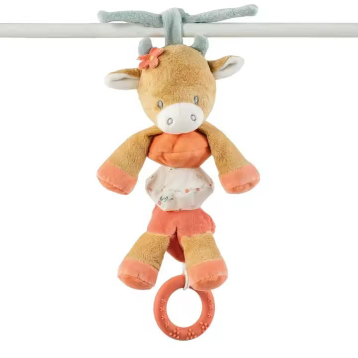 Nattou Peluche Vaca Vibradora Mila 25 cm - 1