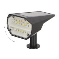 Aktive - Set de 6 balizas solares LED, luz cálida 5-10 lúmenes, 28 LEDs por unidad, autonomía hasta 8h, alcance 2m, instalación en suelo o pared, cabezal inclinable, IP24, ideal para jardín y terraza - details 5