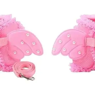 Arnés de Perro Verde - Tamaño Chaleco - Rosa Encantadora - Arnés Cachorro Transpirable - 1