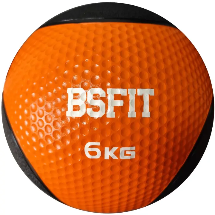 BSFIT Balón Medicinal de caucho Pro – de 1 kg a 10 kg Pelota con rebote Balón Antideslizante - 1