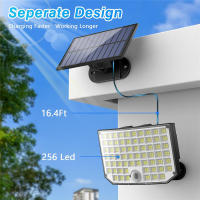 Luz Solar Exterior Con Sensor De Movimiento Y Control Remoto IP65 Impermeable Para Patio Garage Seguridad Luz De Pared - details 12