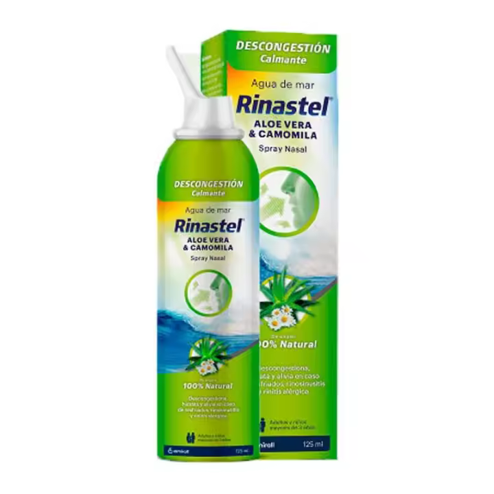 RINASTEL ALOE V. Y CAMOMILA SPRAY NASAL. 125 ML - 1