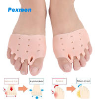 Pexmen 2Pcs Almohadillas De Pie Con Separador De Dedos Para Neuroma De Morton Callos Y Verrugas Material De Silicona Ortopédico - details 0