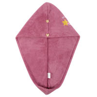 Gorro De Baño De Microfibra Mágica Para Mujer Tela Bordada Secado Rápido Suave Gorro De Pelo Turban Para Secar El Cabello Después De La Ducha - details 6