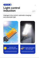 Lámpara Solar LED Super Potente 600000LM Para Exteriores Con Sensor De Movimiento 3 Modos Impermeable Luz De Jardín Con Control Remoto Y Sensor De Movimiento - details 2
