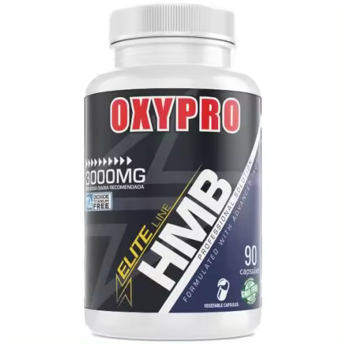 OXYPRO® Nutrition – HMB - Hidroximetilbutirato cálcico - 90 cápsulas vegetales (potente anticatabólico y recuperador) - 1