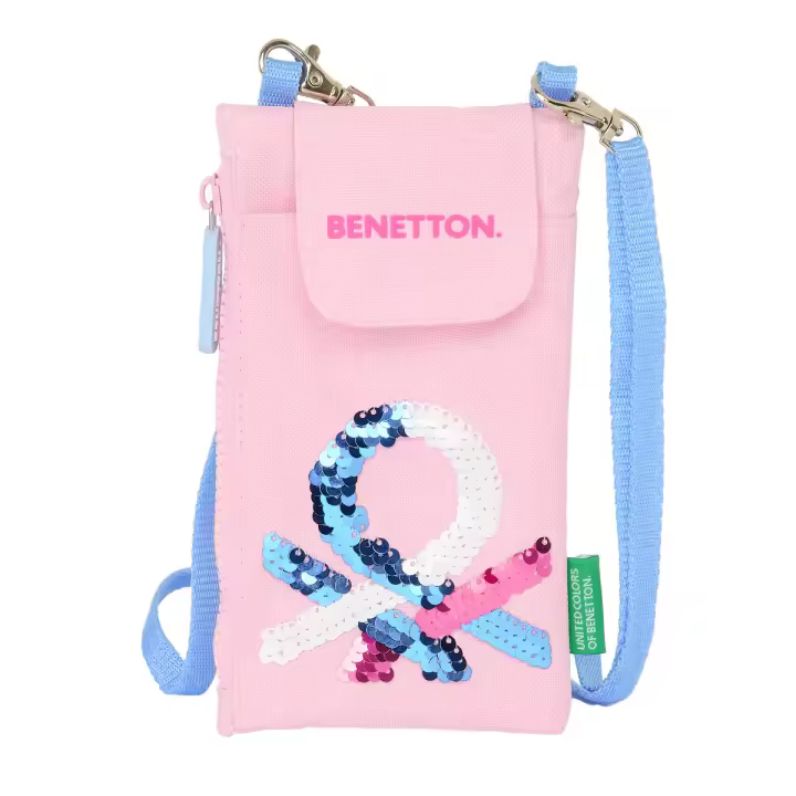 Monedero Benetton Pink Bolso para Móvil Rosa - 1