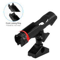 Soporte Giratorio De 360 Grados Para Cañas De Pescar En Barco De Acero Inoxidable Ajustable Soporte De Asiento Para Kayak Accesorio De Pesca - details 6