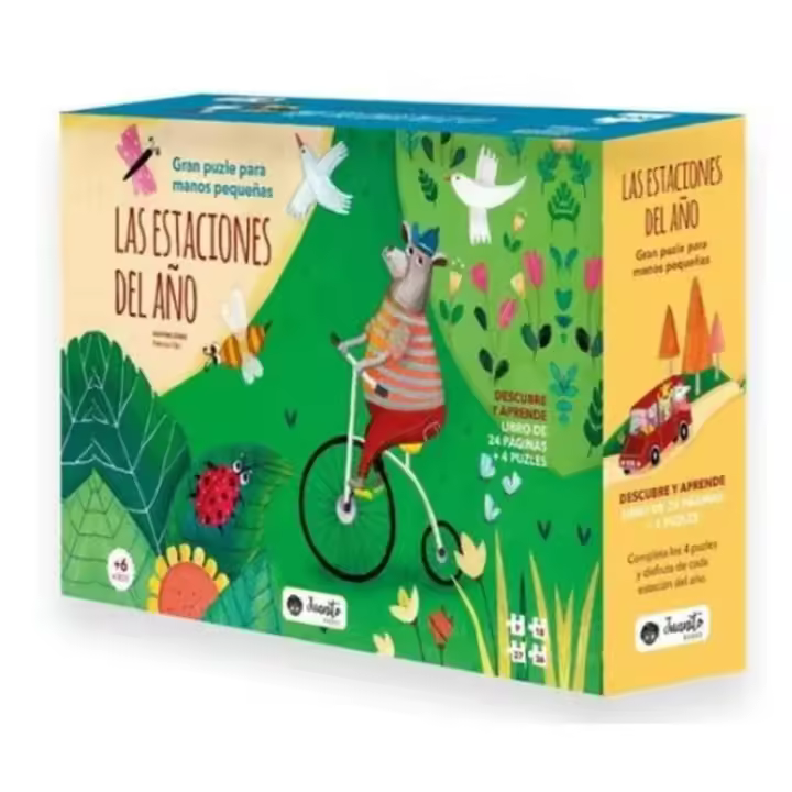Las Estaciones del Año Puzzle Educativo CB/61529 MANOLITO - 1