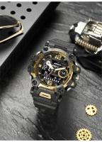 Reloj Militar SMAEL 8072 De Estilo Aleación Dual Pantalla Resistente Al Agua Deportivo Táctico Para Hombres Con Luz Nocturna Y Display Analógico-digital - details 13