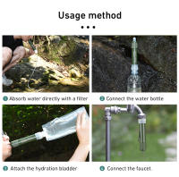 Set De Filtro De Agua Portátil Para Exteriores Mini Con Fibra De Carbono TUP Purificador De Agua Para Supervivencia O Suministros De Emergencia - details 4
