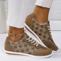 Zapatillas De Mujer 2024 Primavera/Otoño Moda Versátil Para Exterior Zapatos De Caminar Cómodos Con Cordones Casual Para Adultos - details 1