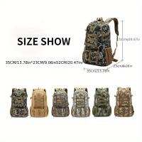 Mochila BOPORO Impermeable Camuflaje para Camping, Senderismo, Caza y Viaje - Táctica con Compartimentos y Correas Cómodas - details 5