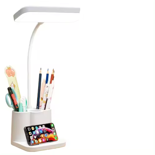 Lámpara de Mesa LED USB 3 Colores Protección ocular estudiante Universidad Lectura Book lámpara Noche Luz Para dormitorio apradizaje - 1