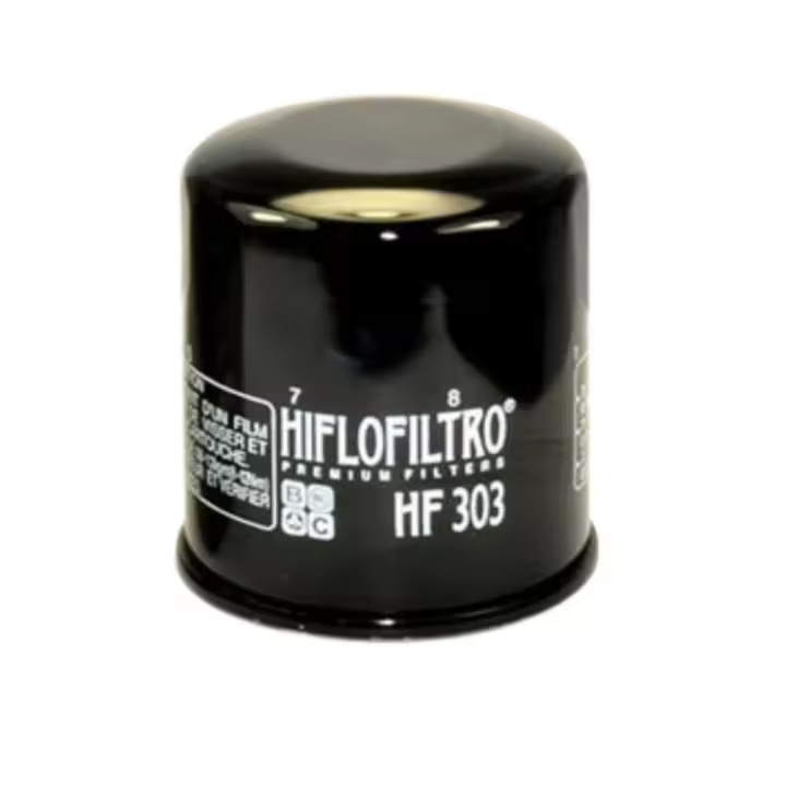 ✅ Rajomotor Filtro aceite HIFLOFILTRO HF303 COMPATIBLE CON HONDA YAMAHA KAWASAKI,FIL10 Filtro gasolina, filtro para moto, filtro de combustible, filtro para motocicleta, filtro de gasolina universal - 1
