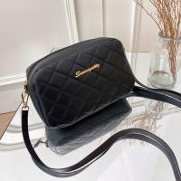Bolso De Hombro Para Mujer En PU De Lujo Con Bordado De Lingge Negro Bolso Bandolera Pequeño Bolsa De Almacenamiento Moda - details 13
