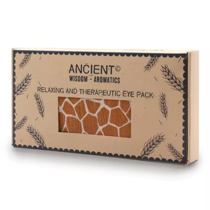Awartisan - Jirafa Madagascar - Saquito de Semillas para los Ojos con Lavanda - Almohadilla Térmica - 1