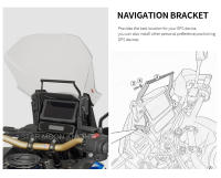 Soporte De Teléfono Móvil Y Cargador USB Para Honda Africa Twin CRF 1100L Adventure Sports Placa De Navegación Adaptador De Bracket De Aluminio - details 2