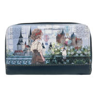 Cartera mediana Sweet Candy con solapa de la Colección Viajes C-062-01 15.5x9.5x4cm. - details 3