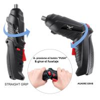 JENABOM Set De Herramientas Eléctricas Para El Hogar Con Batería De Litio 1800mAh Mini Taladro Sin Cable Herramienta De Mantenimiento Y Reparación 3.6v - details 1