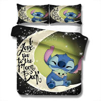 Juego De Sábanas Lilo Y Stitch 3pcs 100% Poliéster Para Niños Y Niñas Sin Relleno Diseño De Stitch Para Cama - details 5