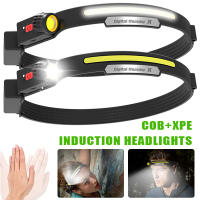 Linterna Frontal LED Recargable Con Sensor Y Batería Integrada Luz De Trabajo Super Brillante Torcha USB Para Camping Y Pesca Nocturna - details 0