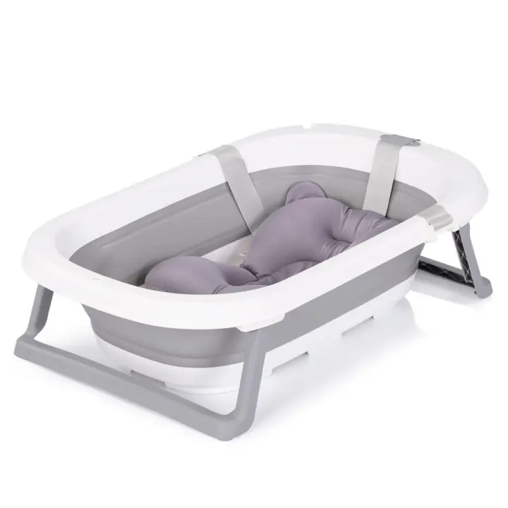 CHIPOLINO Bañera plegable ISLA (81 cm) con red de baño de Chipolino - 1