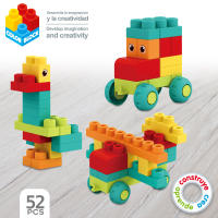 Juego de bloques de construcción 52 piezas Flexi Color Block - details 1
