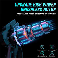 2.5M/6 Pulgadas Mini Motosierra Sin Cable, 2 en 1 Brushless Motosierra Pertiga Electrica con 2x4,0Ah Batería, 800W Motosierra Telescópica - details 11