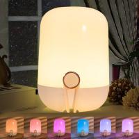 Lámpara de noche LED colorida, lámpara de mesa con la atención de 7 colores, recargable por USB - details 3
