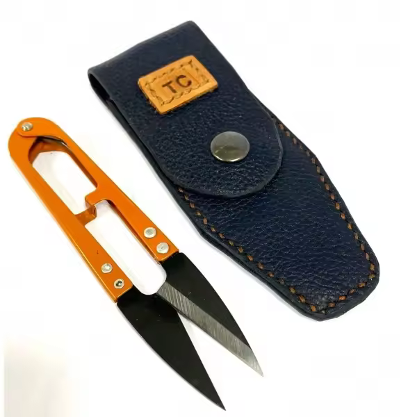 Tijeras de Poda para Bonsái con funda de cuero artesano - 1