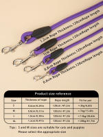 Correa De Perro Reflectante Duradera Para Trepar Ropa De Acordeón Para Entrenamiento Adecuada Para Pequeños Medianos Y Grandes Perros Color Morado - details 5