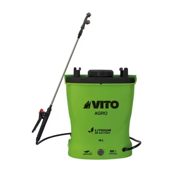 Pulverizador de batería de litio VITO 12V/6AH 16L 6 bar Peso ligero Cargador incluido Vegetales jardín techos - 1