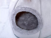 Cama Para Gato Cueva Lavable Cama Para Mascotas Plegable Con Removible Medio Calor Para Gatos Pequeños Y Perros Pequeños - details 10